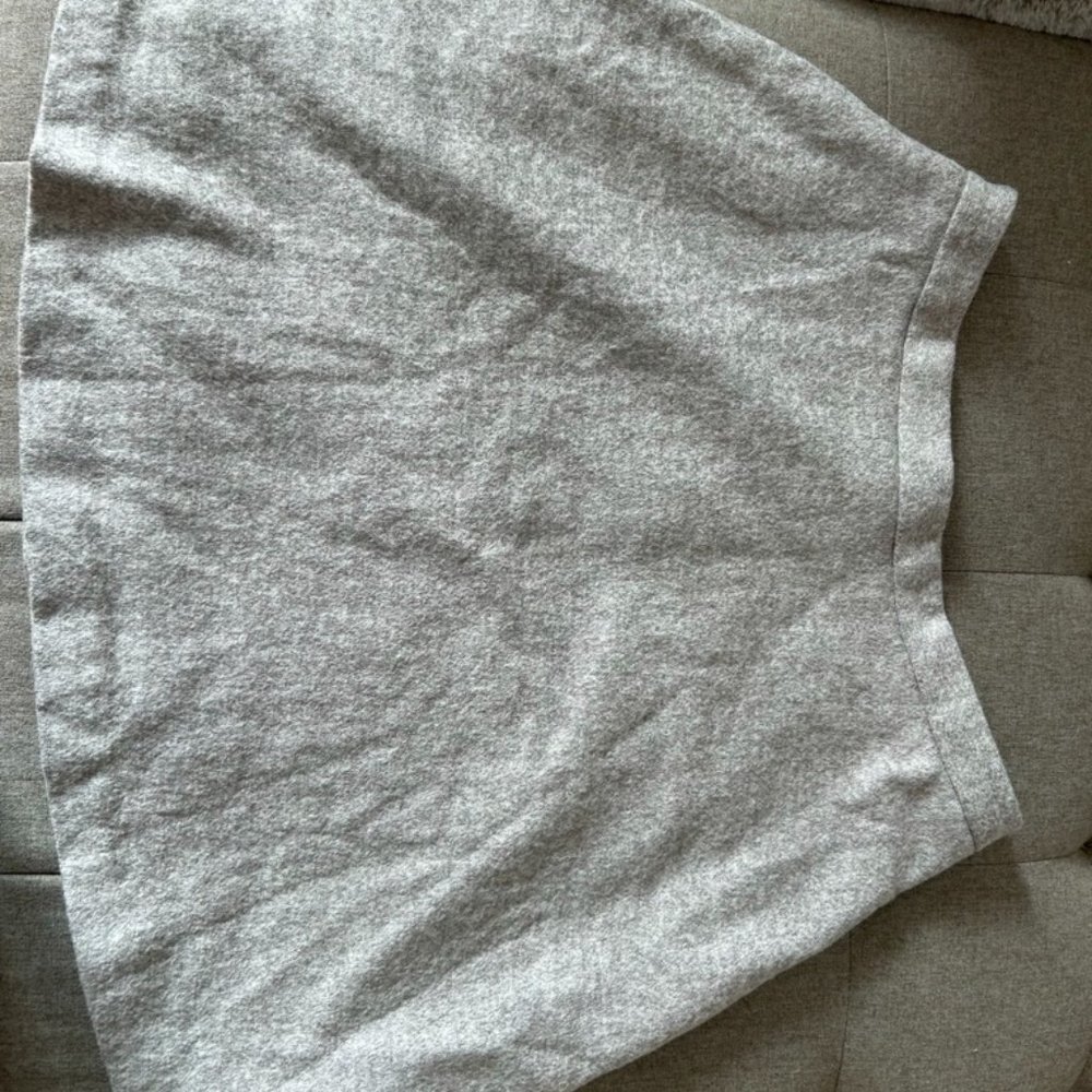 wool a-line skirt